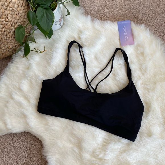 Black Sports Bra - Picture 1 of 3